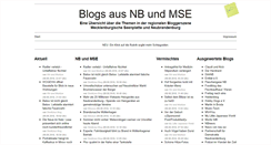 Desktop Screenshot of nbblogs.de